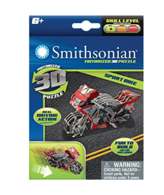 Smithsonian Mini Motorized Sport Bike 3D Puzzle/ Skill level: Advanced