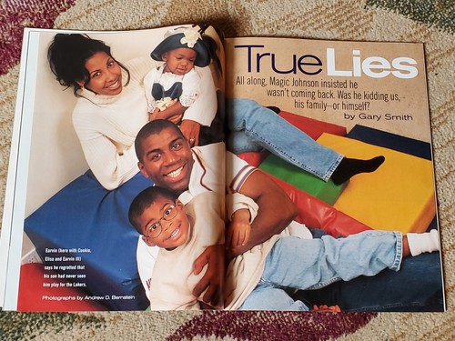 MAGIC JOHNSON SPORTS ILUSTRADO 12 de febrero de 1996 NBA LAKERS SIN ETIQUETA - Imagen 4 de 4