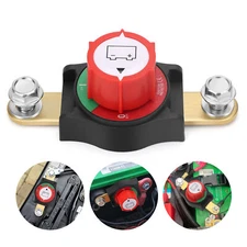 Side Post Battery Disconnect Switch 12V-48V Kill Cut Off Switch for Car RV Boat