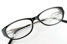 ARISTAR by Charmant AR18422 538 Black on White 52-14-135 Frames with Case G248