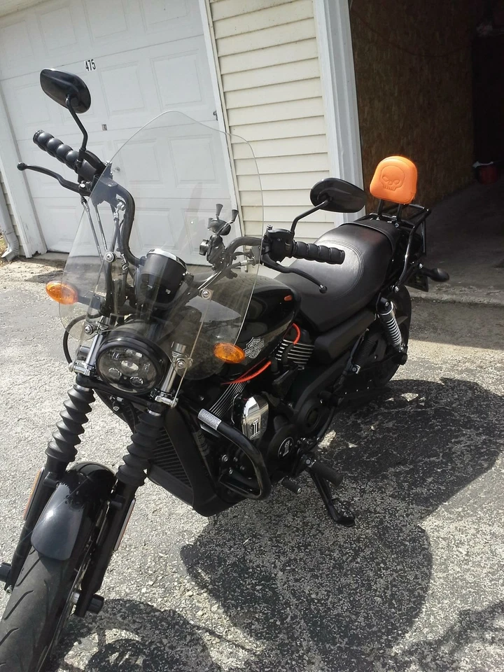 Empuñaduras de manillar de motocicleta de 1" para Harley Touring Sportster XL 1200 883 EE. UU. Foto 3 de 4