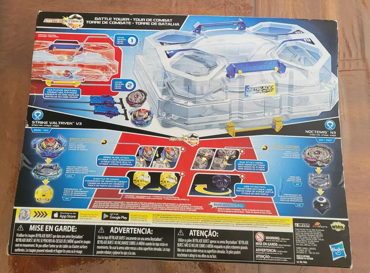 Hasbro Beyblade Burst Evolution SwitchStrike Battle Tower Set SEALED