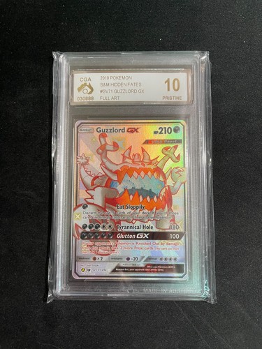 Guzzlord GX SV71/SV94 Graded CGA 10 Sun & Moon Hidden Fates