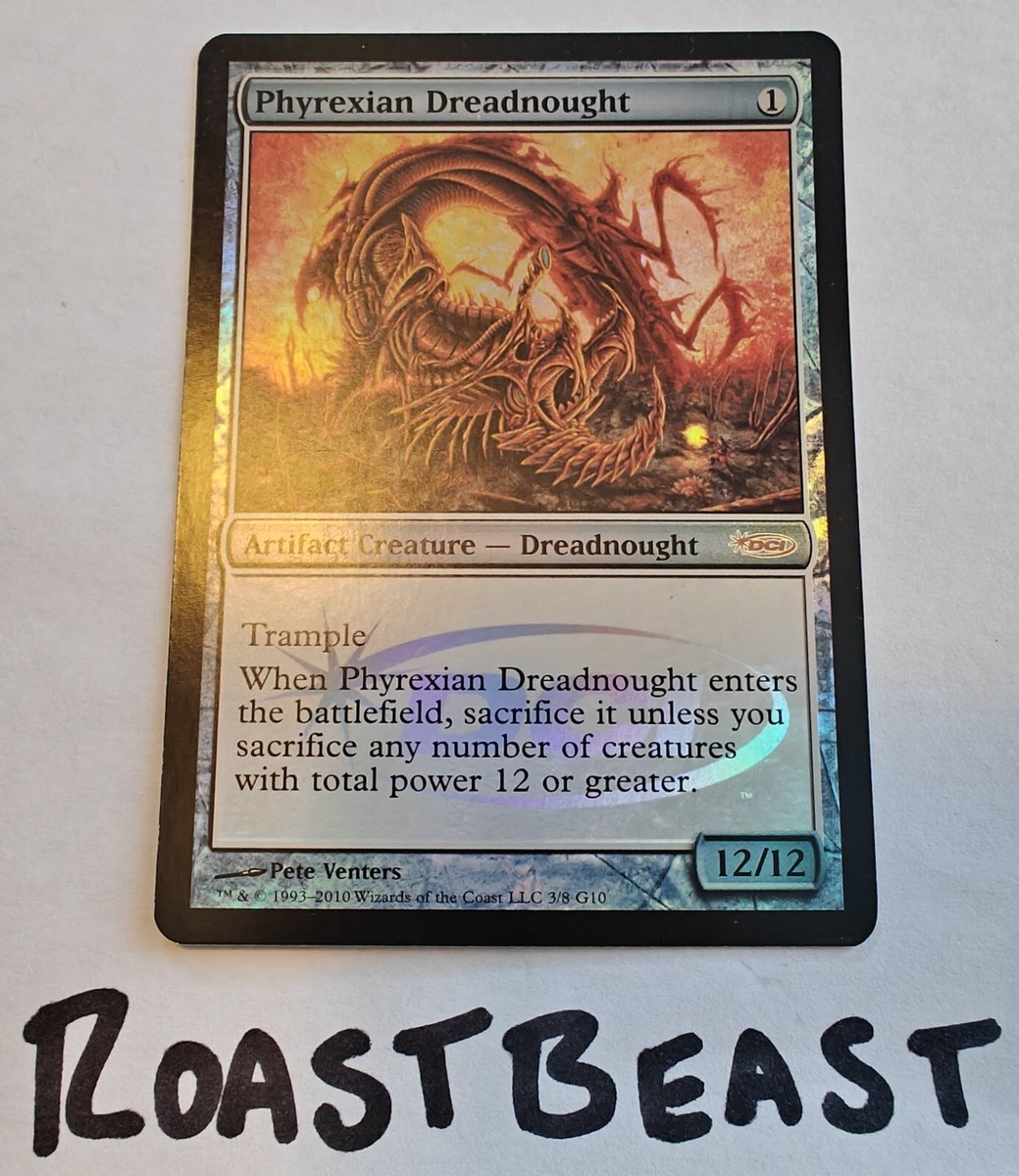 Magic The Gathering - Phyrexian Dreadnought - FOIL Promo- LP Magic The Gathering - Phyrexian Dreadnought - FOIL Promo- LP