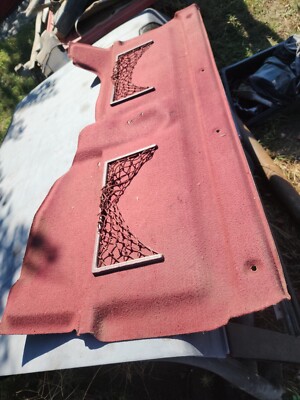 84 - 88 Toyota Pickup Truck SR5 Xtra Cab Red Wall Carpet Shelf Panel Insert