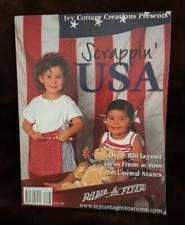 Ive Cottage Creations Presents "Scrappin' USA" Over 300 Layout Ideas from the US