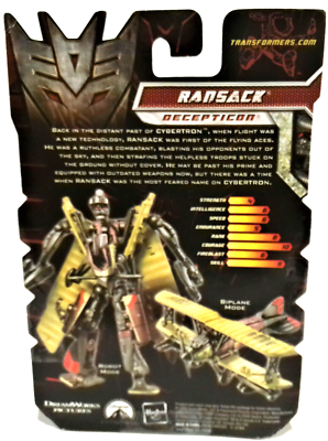 TRANSFORMERS REVENGE OF THE FALLEN RANSACK DECEPTICON NEVER OPENED