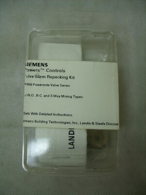 Siemens 656-601 VP656 Powerite Valve Stem Repack Kit NO NC 3-Way Mixing Type NOS