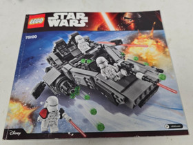 LEGO Star Wars 75100 First Order Snowspeeder NO Minifigures Free S&H