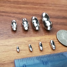 Stainless steel ball chain connector fasteners for the ball bead chain DIY