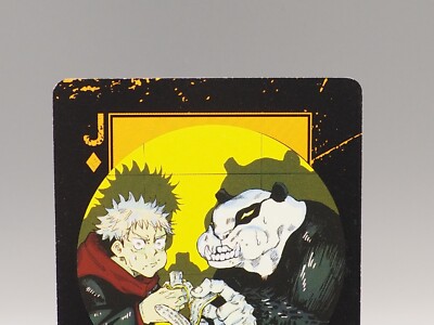 Yuji Itadori Panda Jujutsu Kaisen Playing Cards Anime Japan dd481