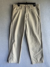 Vintage Todd OldHam Pants Khaki Mens Size 34/34