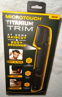 MICROTOUCH TITANIUM TRIM AT HOME HAIR AND BODY GROOMER  BRAND NEW IN PACKAGE