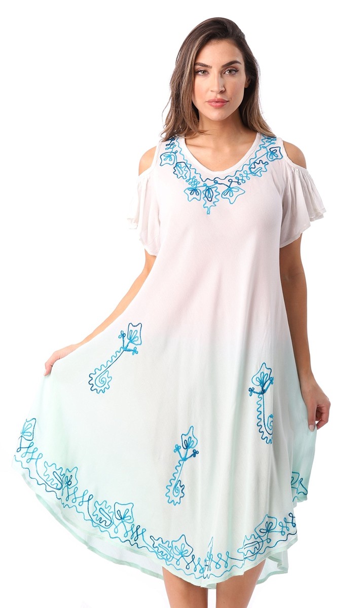 umbrella ladies dress Riviera Sun Cold Shoulder Style-Color-Dim:AP1E212950_AH170_M