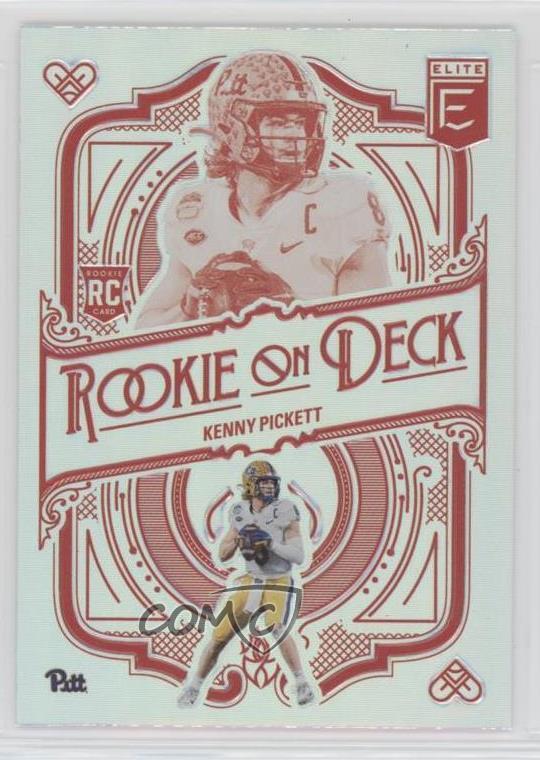 2022 Panini Donruss Elite Rookie On Deck Kenny Pickett #RD-1 RC