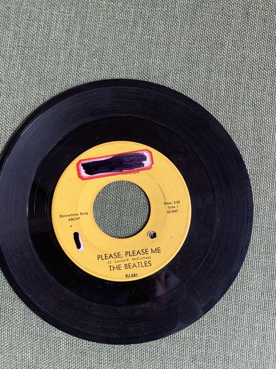 THE BEATLES PLEASE, PLEASE ME/FROM ME TO YOU VEE JAY YELLOW LABEL