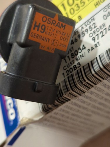 NEW OEM GENUINE GM AcDelco LIGHT LAMP BULB PHILIPS H9 12V 65W 10351666 Osram Ger - Picture 3 of 3