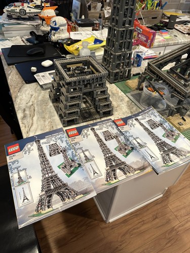 LEGO Advanced Models: Eiffel Tower (10181) 80% Complete w/ Manuals *READ DESC* - Picture 1 of 13