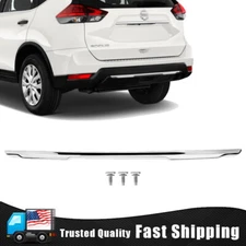 For 2017-2020 Nissan Rogue SL S SV NEW Rear Bumper Chrome Trim Molding