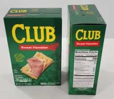 🟢 New Exclusive Kellogg Club Sweet Hawaiian Multi Grain Crackers 13.7oz x 2 Box