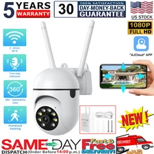 Wireless 2.4G WiFi Security Camera System Indoor Home Night Vision 1080P HD 2024