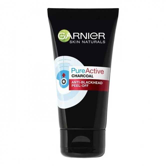 Mascarilla facial exfoliante anti espinillas carbón activo puro 4 GARNIER 50 ml Foto 2 de 4