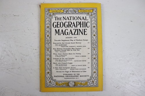 The National Geographic Magazine 1954 Lot 10 Issues - Picture 12 of 24
