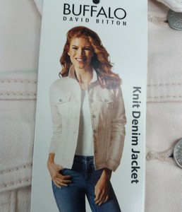 buffalo knit denim jacket