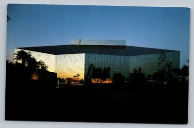 The Crystal Cathedral At Sunset Garden Grove California CA 60s Vintage Postcard