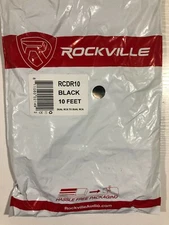 Rockville - RCDR10 - 10' Dual RCA to Dual RCA  AUDIO CABLE - Black