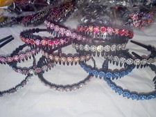 Joblot 24 pcs Mixed colour bling sparkly crystal rhinestone Headband wholesale