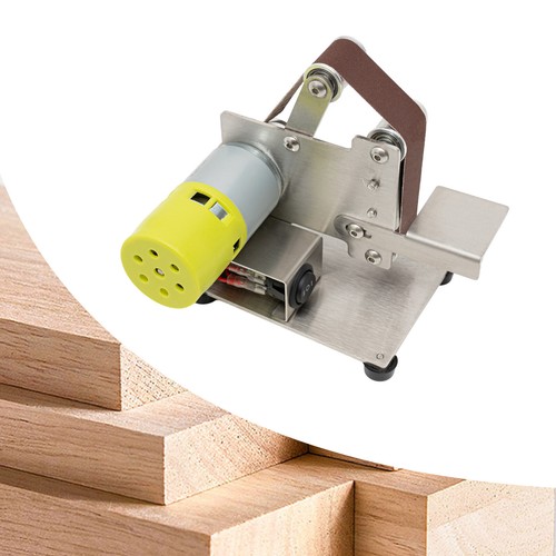 Adjustable Electric Sander w/ 10*Sanding Belt Wood Metal Blade Machine