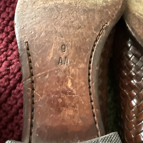 Cole Haan Women’s Heeled Loafers Tassels Size 9 AA Real Leather, Made in Italy - Picture 13 of 14