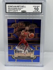 Donovan Mitchell 2023 Panini Blue Cavaliers 38 CCG 10 Graded Basketball Card