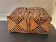 Hand Made Carved Wooden Xylophone Music Instrument