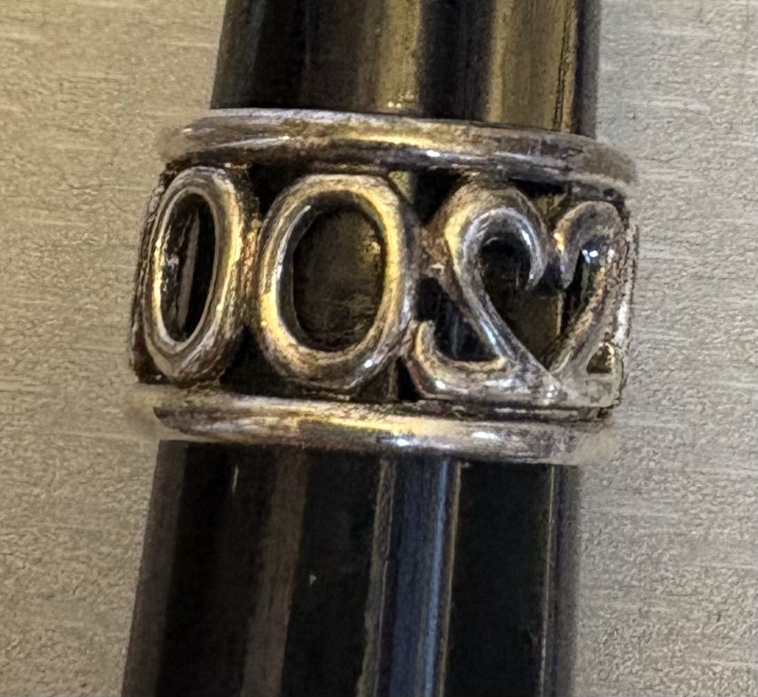 Sterling Silver Ring Openwork Cutout Heart Band 2… - image 10