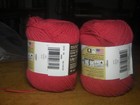 Cotton Yarn Sugar 'n Cream (2) Red 2.5 oz each — photo 3