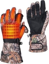 Mens Heated Gloves, Perfect For Winter Waterproof Windproof Rechargeable RRP £50