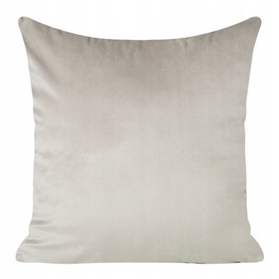 Beige Velour Pillow Cover 40x40 Cm, Decorative Pillow Case, Oeko-tex