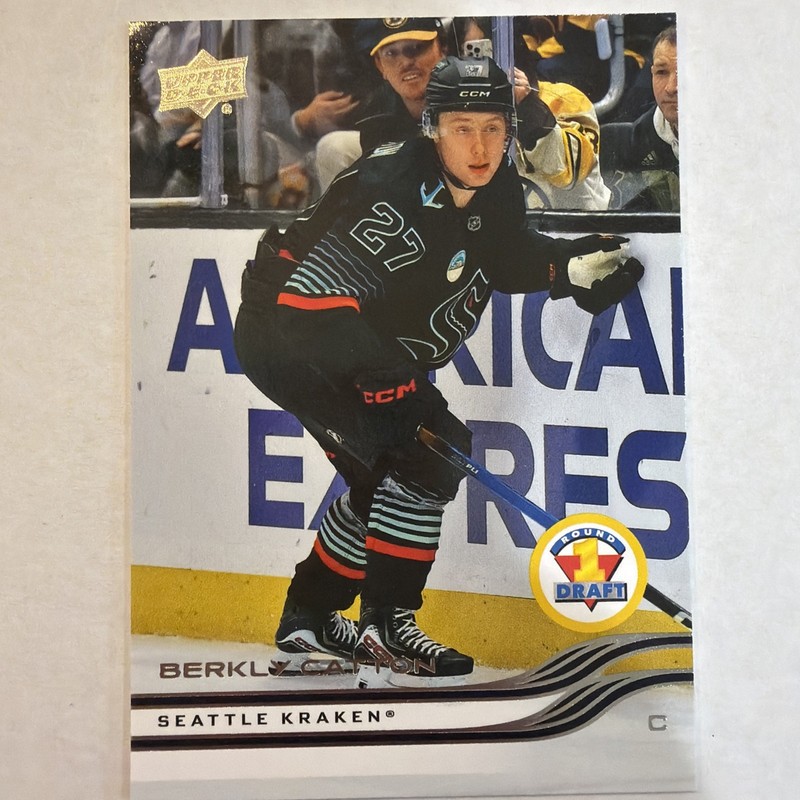 2025-26 Upper Deck Extended Series Berkly Catton Seattle Kraken Rookie #742 RC