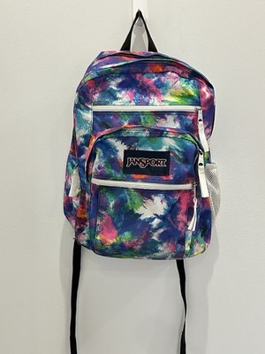 Jansport Super Break Backpack School Bag Dye Bomb All Over Print Student Bookbag