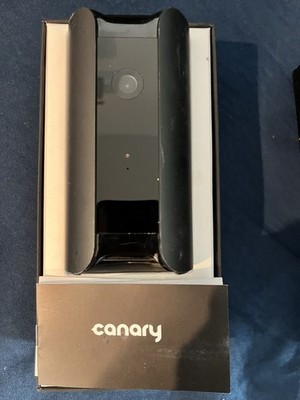 Canary All-in-One Home Security Device Black Network Security Camera with Cord