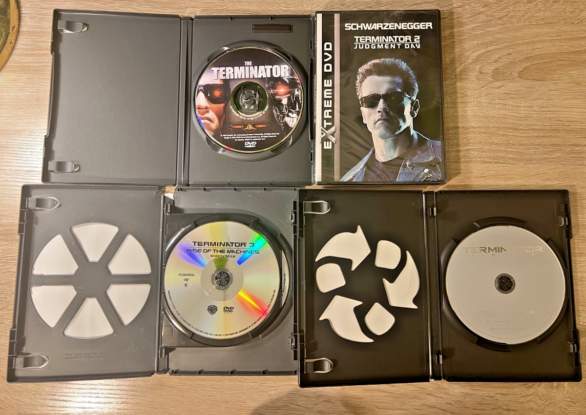 The Terminator DVD 1 2 3 4 5 Lot Collection Arnold Schwarzenegger