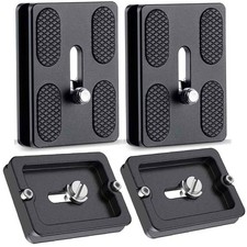 Camera Quick Release Plate PU50 2 PCS Tiny Universal for Arca Swiss Clamp