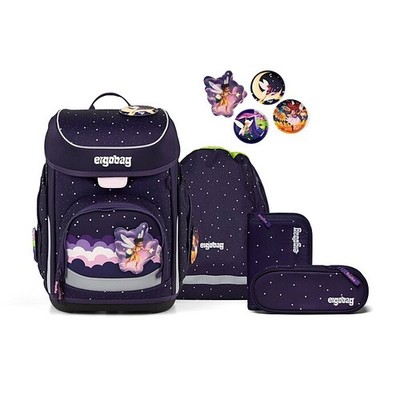 Schulranzen Mädchen Ergobag CUBO SternguckBär 5-teiliges Set Schultasche