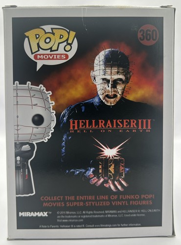 DOUG BRADLEY SIGNED PINHEAD FUNKO POP 360 HORROR AUTOGRAPH HELLRAISER PSA - COA - Picture 3 of 8