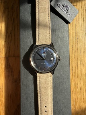 Orient Bambino RA-AC0M12L30B 38mm Automatic Watch Blue NEW