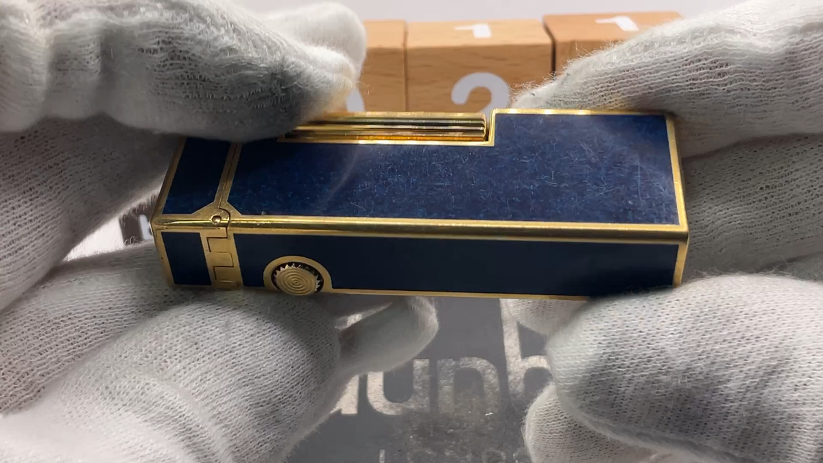 その他 Dunhill Lighter Vintage Heavy 18k Solid Gold Jacket DUNHILL Rollagas Lighter