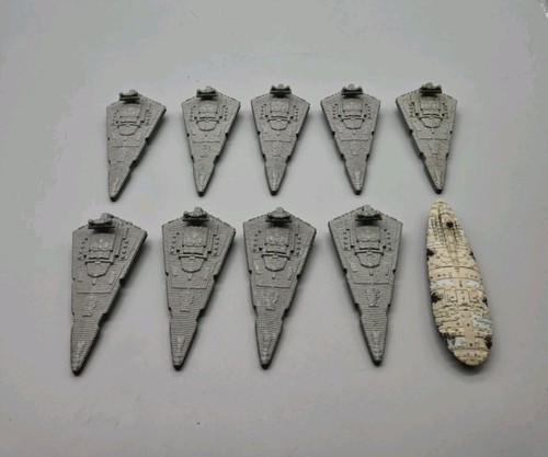 STAR WARS TITANIUM IMPERIAL STAR DESTROYER 1996 Lot Of 10