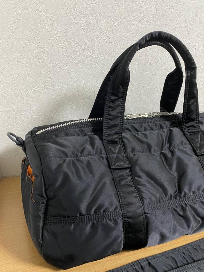 Porter Tanker 2Way Duffle Bag Boston S Black 16L Rolltop Weekend